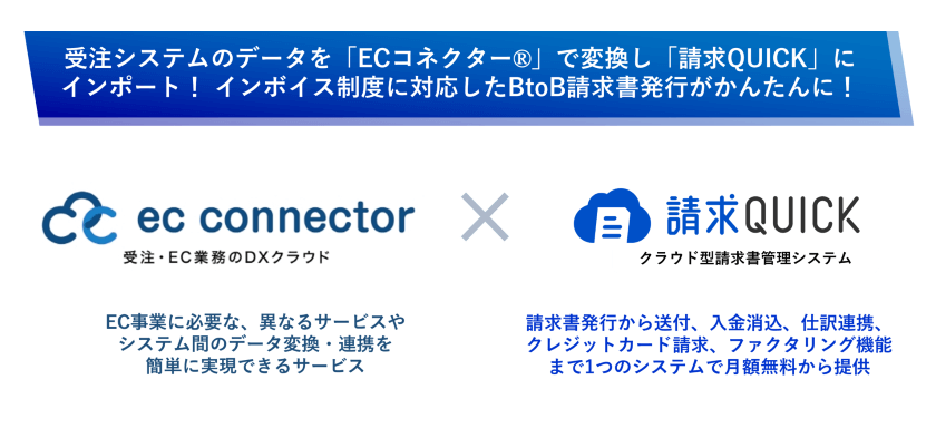 ecコネクター×請求QUICK