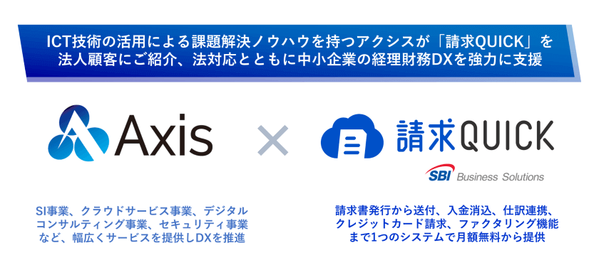 アクシス×請求QUICK