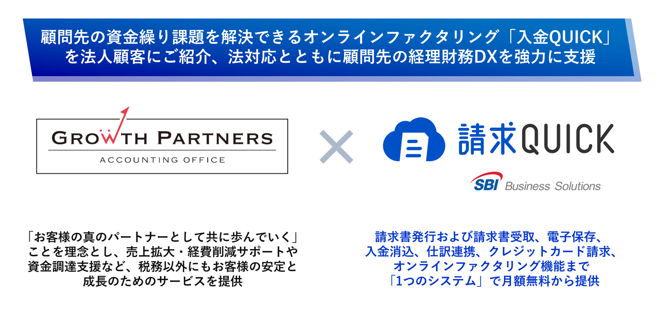 GrowthPartners×請求QUICK